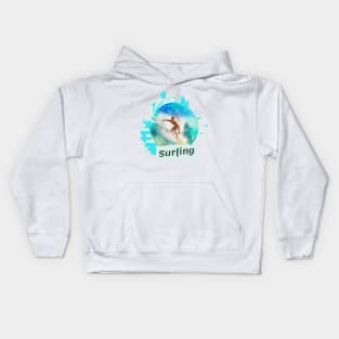 Surfing Kids Hoodie